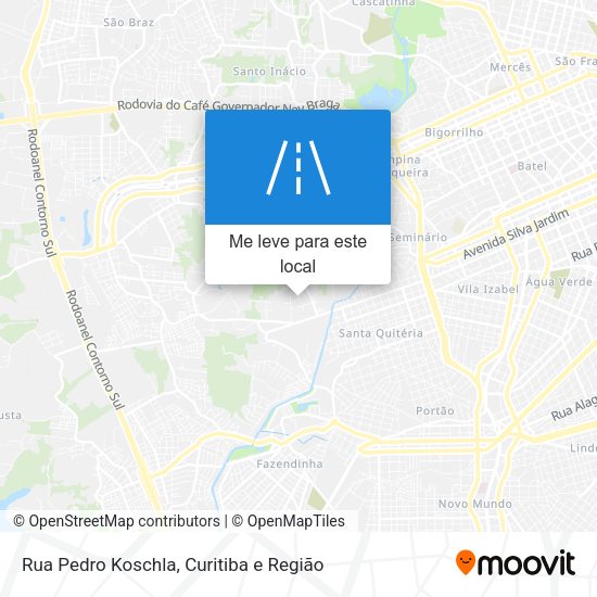 Rua Pedro Koschla mapa