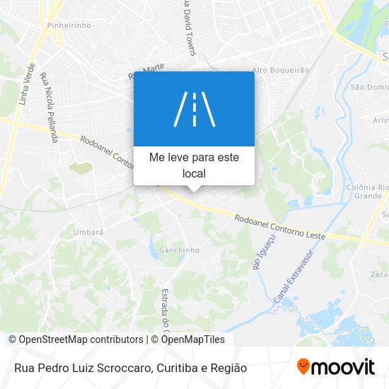 Rua Pedro Luiz Scroccaro mapa