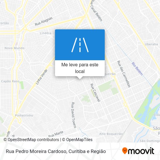 Rua Pedro Moreira Cardoso mapa