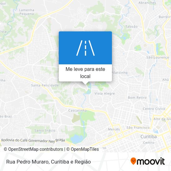 Rua Pedro Muraro mapa