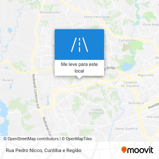 Rua Pedro Nicco mapa