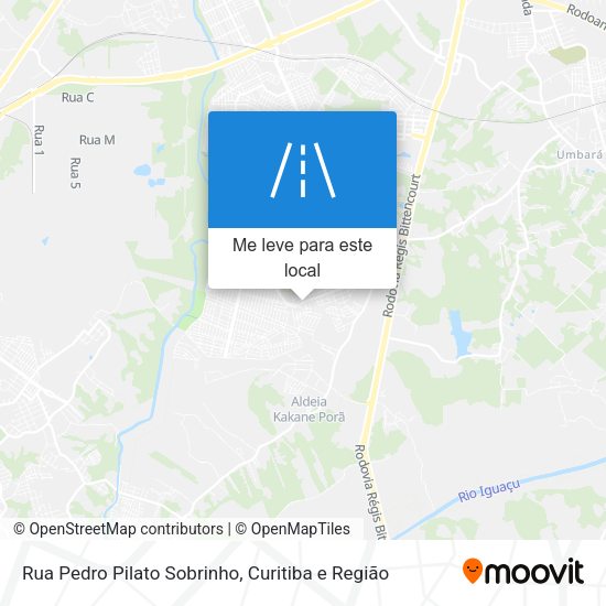 Rua Pedro Pilato Sobrinho mapa