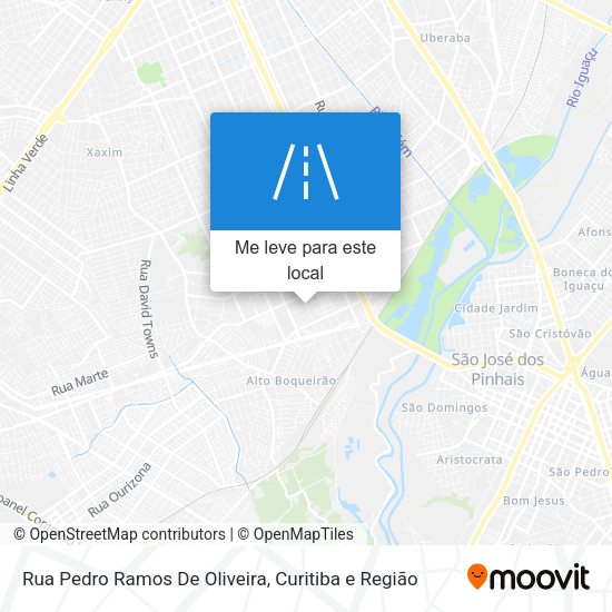 Rua Pedro Ramos De Oliveira mapa