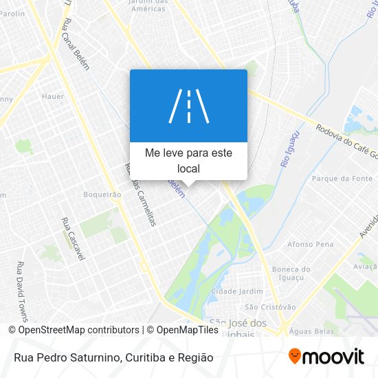Rua Pedro Saturnino mapa