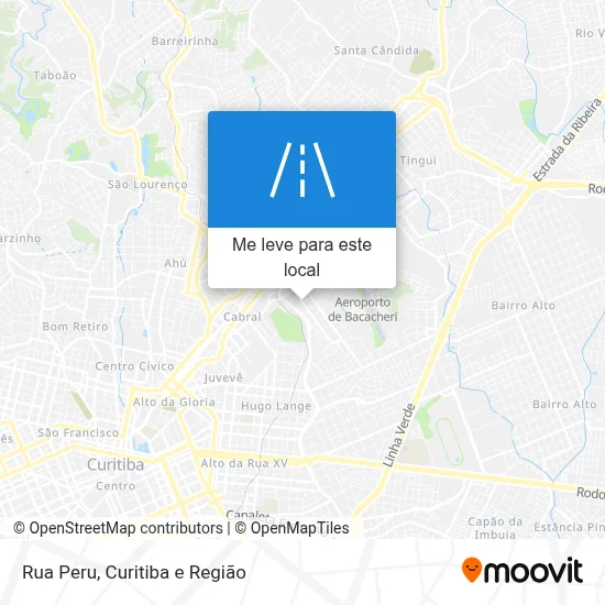 Rua Peru mapa