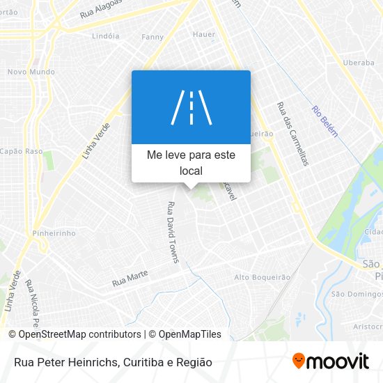 Rua Peter Heinrichs mapa