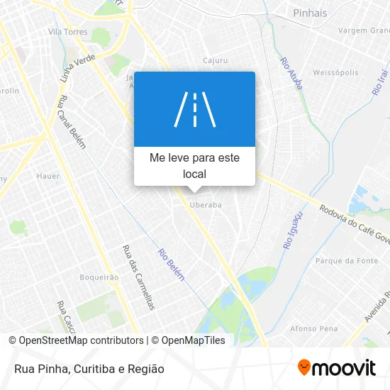 Rua Pinha mapa