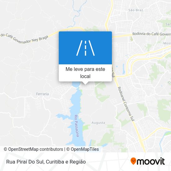 Rua Piraí Do Sul mapa
