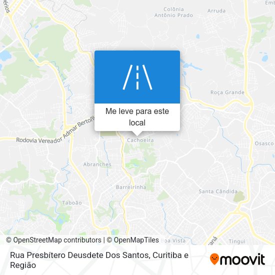 Rua Presbítero Deusdete Dos Santos mapa