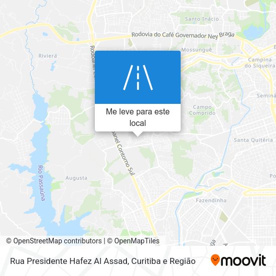 Rua Presidente Hafez Al Assad mapa