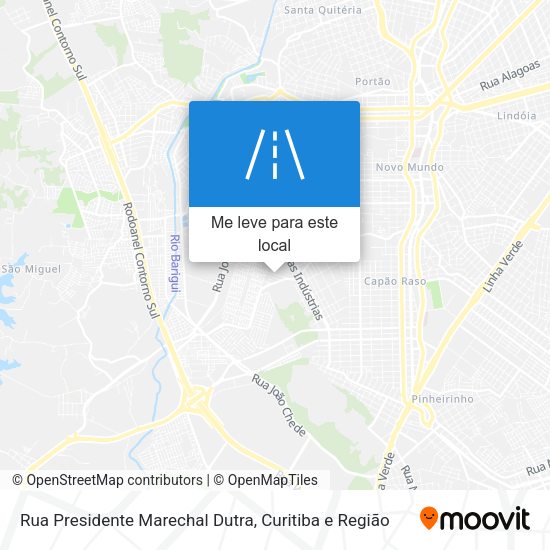 Rua Presidente Marechal Dutra mapa