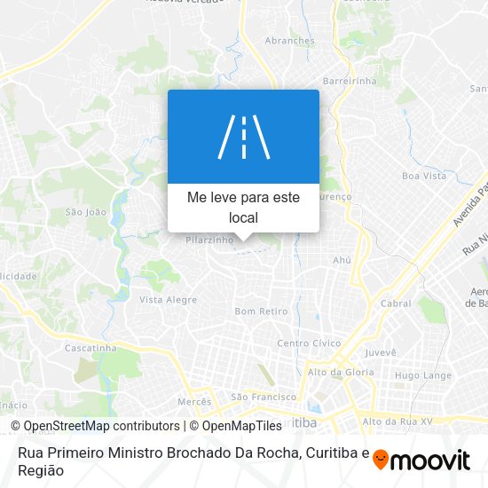 Rua Primeiro Ministro Brochado Da Rocha mapa