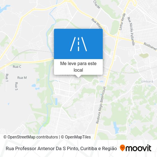 Rua Professor Antenor Da S Pinto mapa