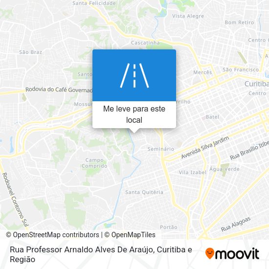 Rua Professor Arnaldo Alves De Araújo mapa