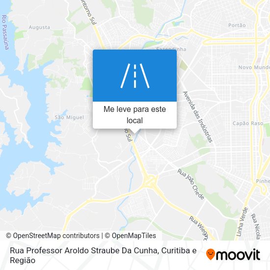 Rua Professor Aroldo Straube Da Cunha mapa