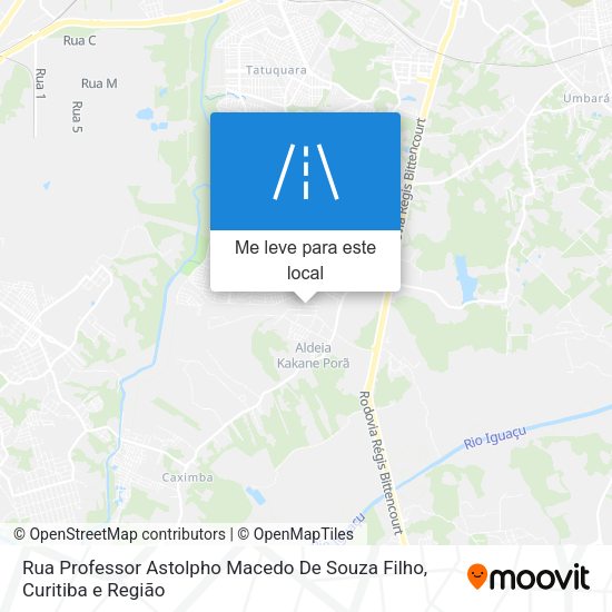 Rua Professor Astolpho Macedo De Souza Filho mapa