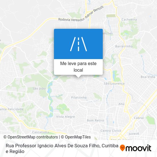 Rua Professor Ignácio Alves De Souza Filho mapa