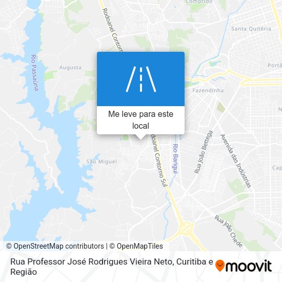Rua Professor José Rodrigues Vieira Neto mapa