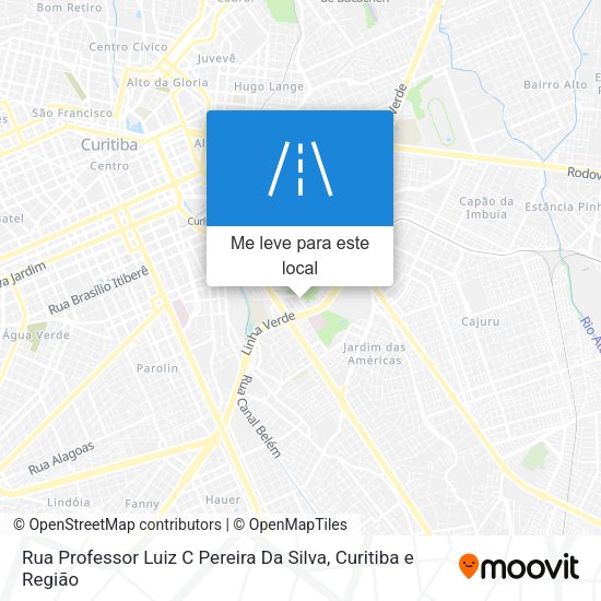 Rua Professor Luiz C Pereira Da Silva mapa