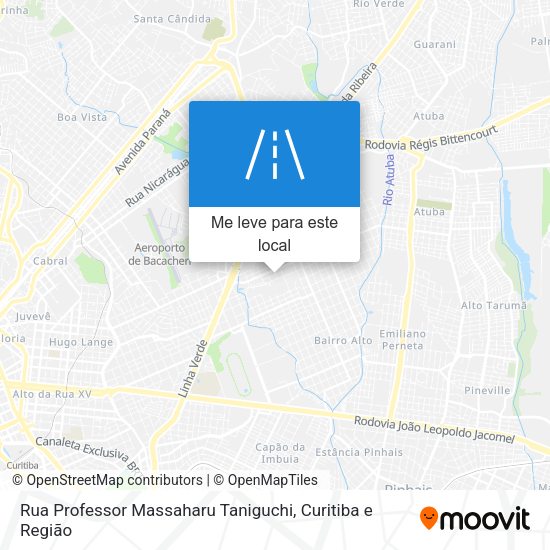 Rua Professor Massaharu Taniguchi mapa