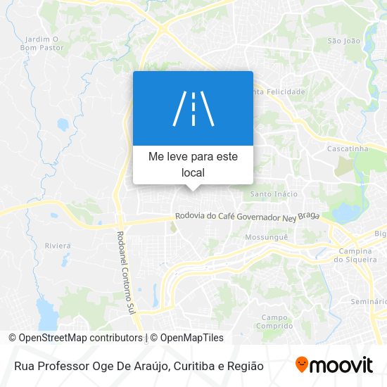 Rua Professor Oge De Araújo mapa