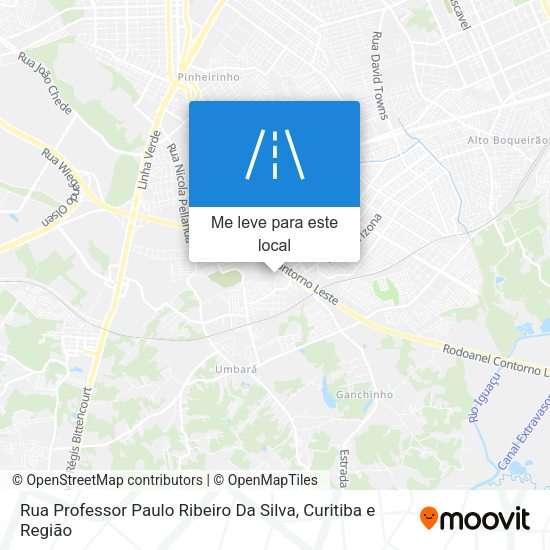 Rua Professor Paulo Ribeiro Da Silva mapa