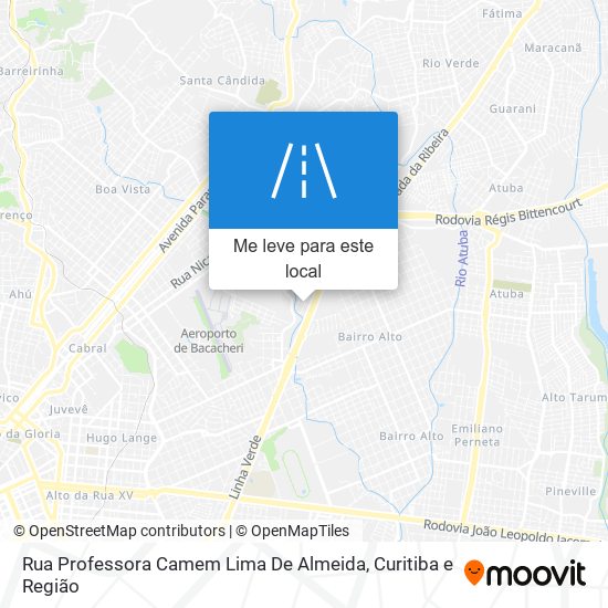 Rua Professora Camem Lima De Almeida mapa