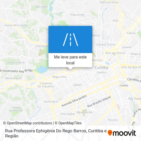 Rua Professora Ephigênia Do Rego Barros mapa