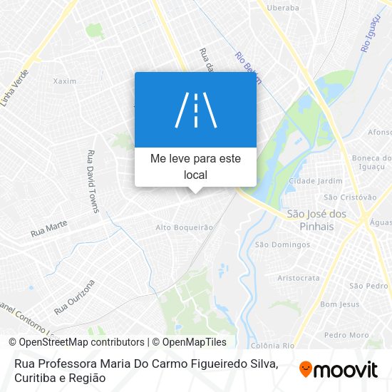 Rua Professora Maria Do Carmo Figueiredo Silva mapa