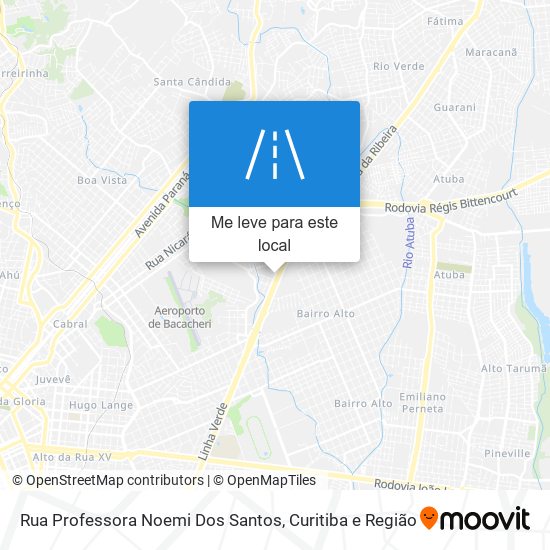 Rua Professora Noemi Dos Santos mapa