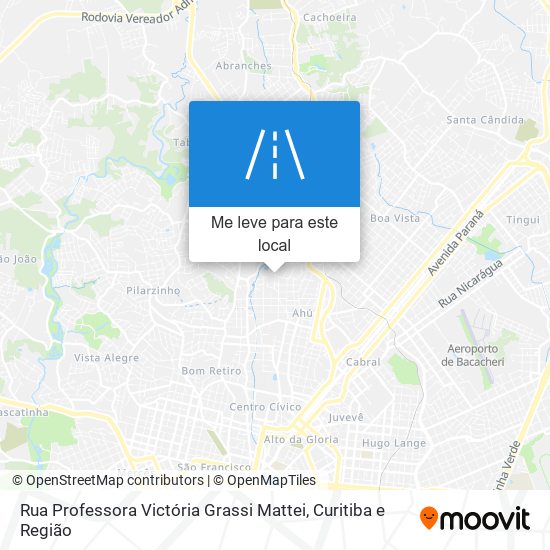 Rua Professora Victória Grassi Mattei mapa