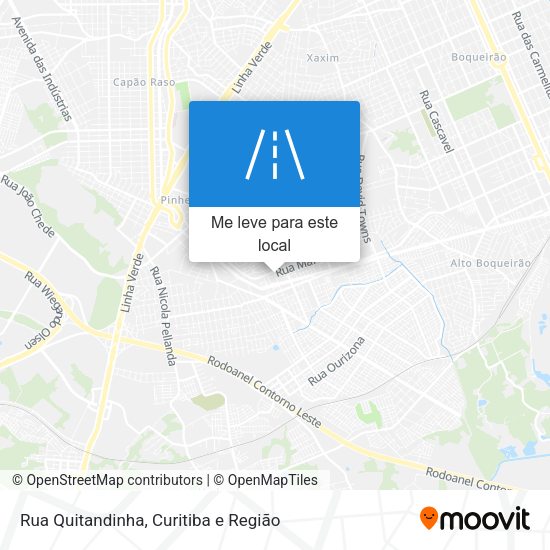 Rua Quitandinha mapa