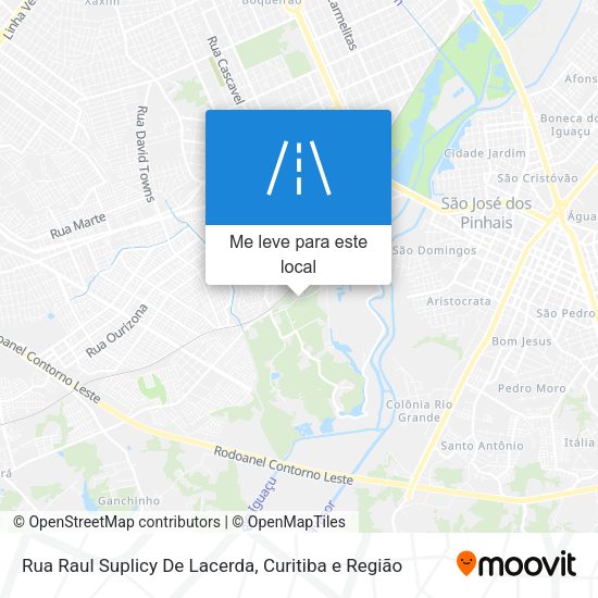 Rua Raul Suplicy De Lacerda mapa