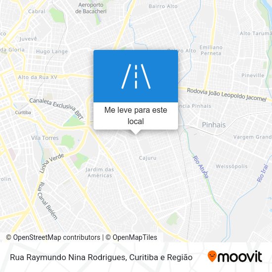 Rua Raymundo Nina Rodrigues mapa
