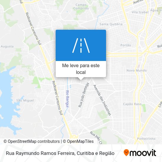 Rua Raymundo Ramos Ferreira mapa