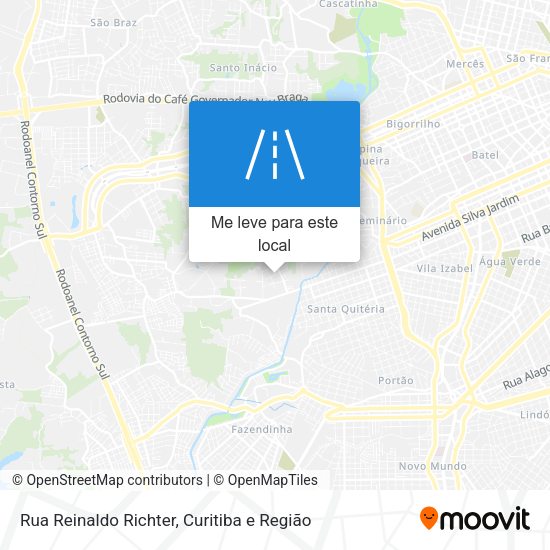 Rua Reinaldo Richter mapa