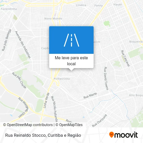 Rua Reinaldo Stocco mapa