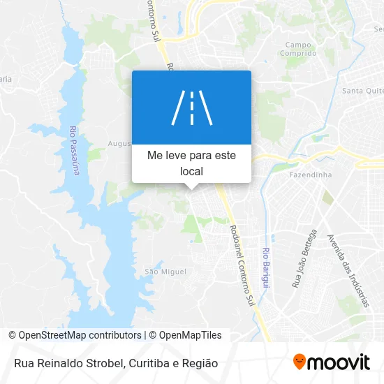 Rua Reinaldo Strobel mapa