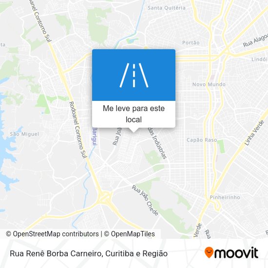 Rua Renê Borba Carneiro mapa