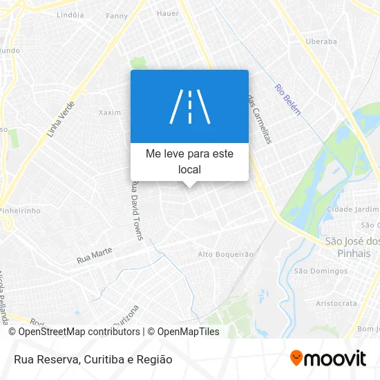 Rua Reserva mapa