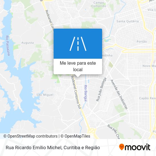 Rua Ricardo Emílio Michel mapa