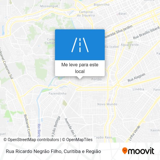 Rua Ricardo Negrão Filho mapa