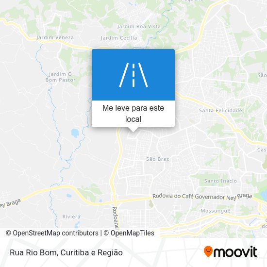 Rua Rio Bom mapa
