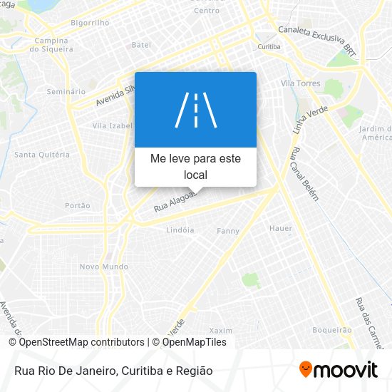 Rua Rio De Janeiro mapa