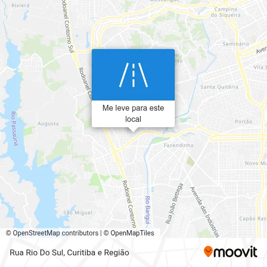 Rua Rio Do Sul mapa