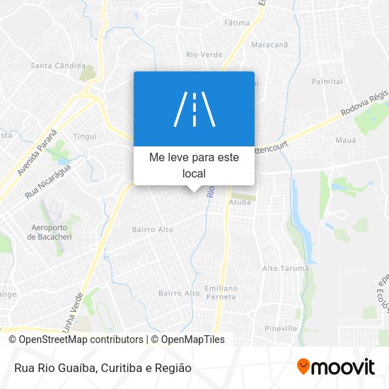 Rua Rio Guaíba mapa
