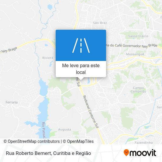 Rua Roberto Bernert mapa