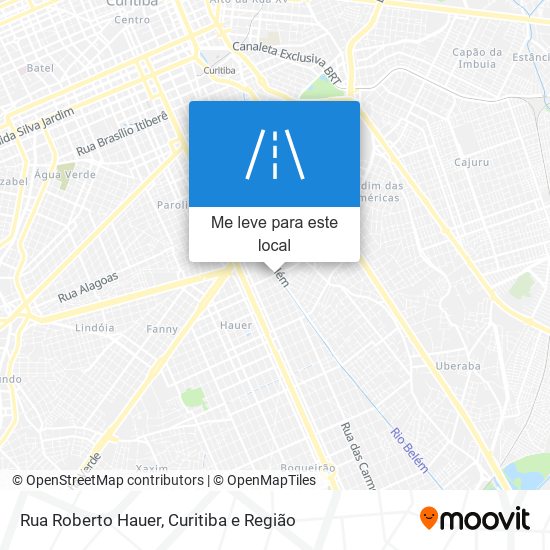 Rua Roberto Hauer mapa