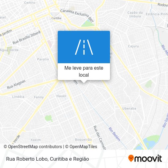 Rua Roberto Lobo mapa