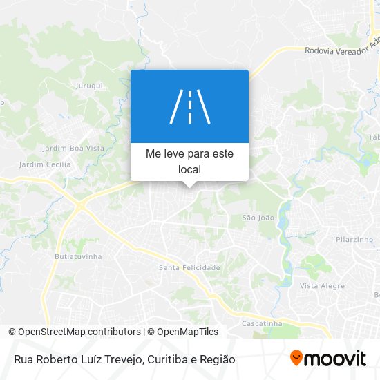 Rua Roberto Luíz Trevejo mapa